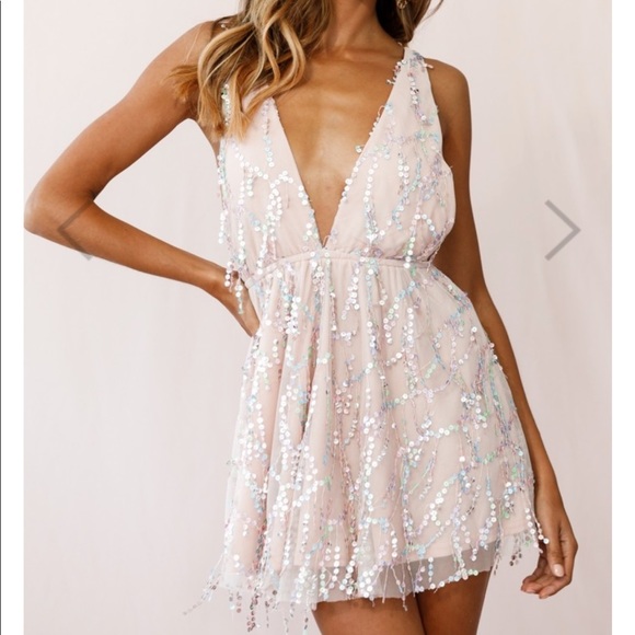 Saints and Secrets Dresses & Skirts - Ariana Sequin Party Dress